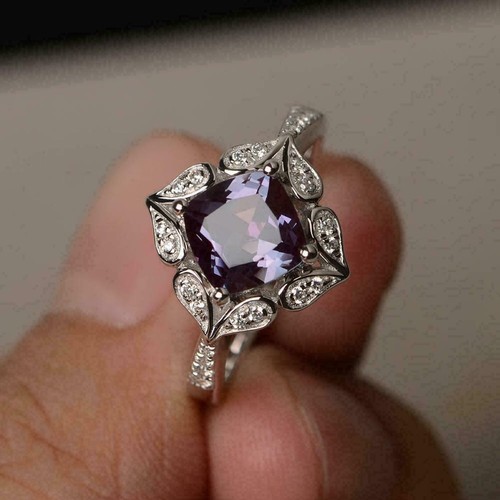 2ct cushion cut alexandrite - 2ct,