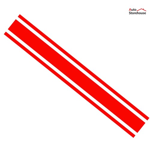 Triple racing stripe vinyl - racing,