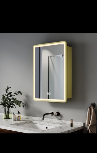 Bathroom mirror cabinet with - bathroom,