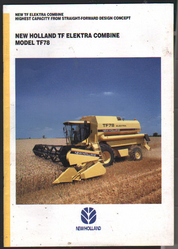 New holland model tf78 - holland, "model