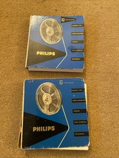 2 X PHILIPS EL3915 DP MAGNETIC TAPES 5”/13CM IN BOX