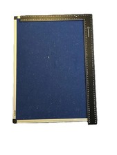 display board on 60cm x 43cm felt blue school office home used good condition 