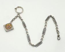 Unusual Solid Silver Albertina