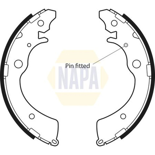 Napa brake shoe - napa, kit