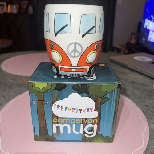Beetle bus coffee mug peace - bus,