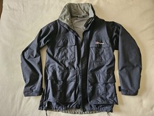 Berghaus Men's Rain Jacket AQ2 Medium M Blue Hooded Waterproof Walking Hiking
