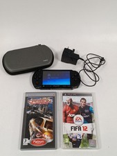 SONY PSP Console Bundle with Charger Case FIFA 12 NFS Carbon Games - PRE-OWNED