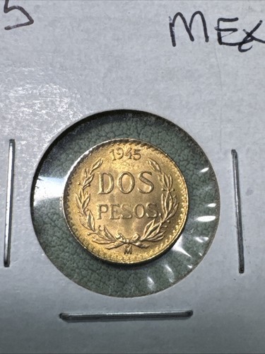 1945 mexican dos pesos - dos,