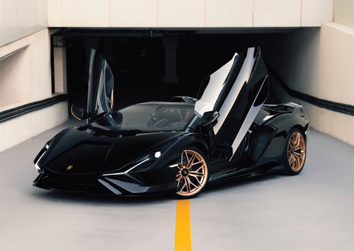 Black lamborghini sian - lamborghini,
