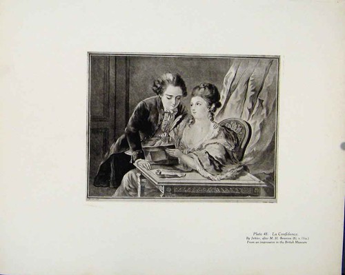 Original old antique print - original,