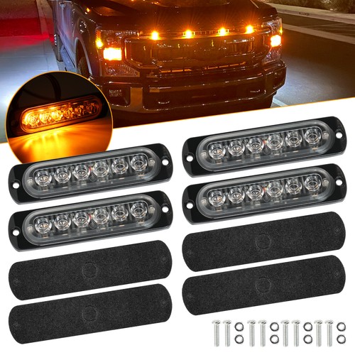 Amber led grill - 4x, emergency