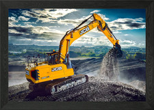 JCB 220X LC excavator Framed