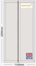 Spacepro 2 Door Shaker Dove