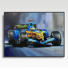 FERNANDO ALONSO A3 print from
