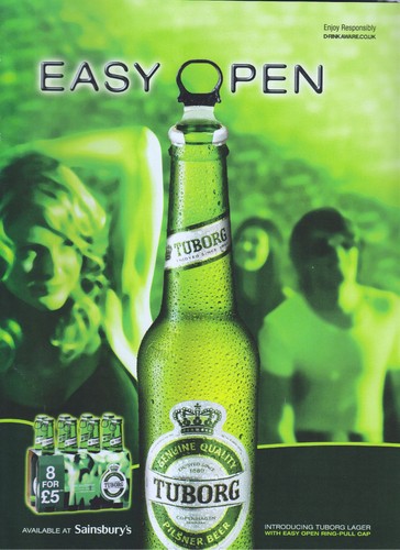 Tuborg beer easy open - tuborg, 2007