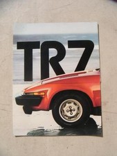 Vintage Triumph TR7 Fold- Out US/Canadian Sales Brochure from late 1970’s RARE