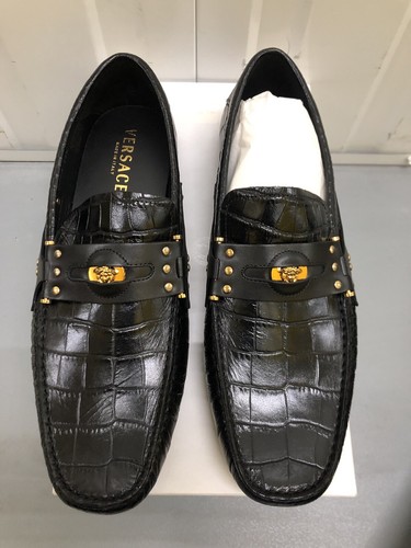 Versace medusa head mock croc - medusa,