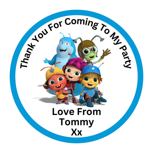 Personalised birthday stickers - personalised,