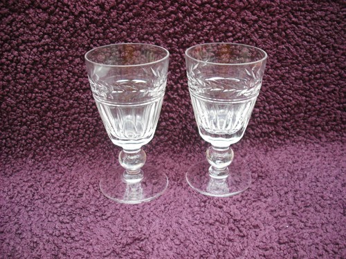 Pair vintage stuart crystal - pair, of