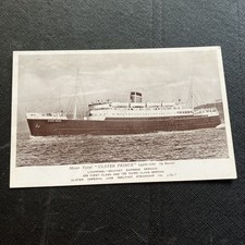 Merchant navy postcard Belfast