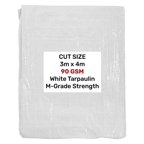 White grade tarpaulin x - m-grade,