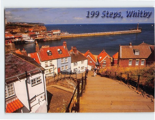 Postcard 199 steps whitby - postcard,