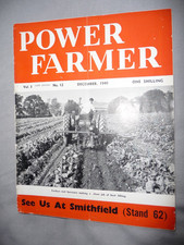 Power Farmer Magazine December 1949 - Wear & Tear But A Good Read & Nice Adverts
