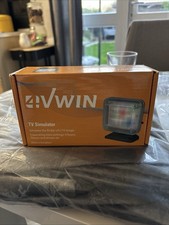 4vwin Fake TV Simulator with AC Adaptor Anti-Burglar And Home Theft Deterrent