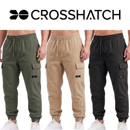 Crosshatch mens cargo pants - crosshatch,