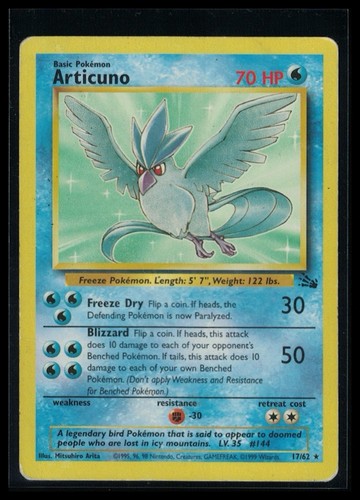 Pokémon tcg articuno card - tcg,