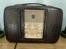 1950s Ultra Twin de Luxe R906 Valve Radio, Vintage, Untested