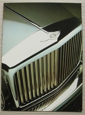 BENTLEY CAR RANGE Sales Brochure c1990 EIGHT Mulsanne TURBO R Continental CVT