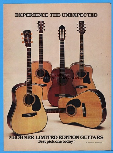 1978 hohner guitar acoustic - 1978,