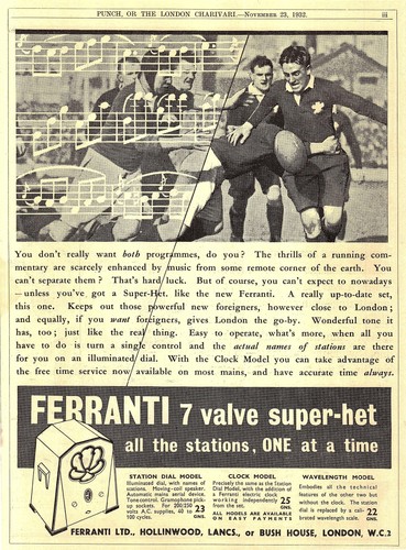 1932 advert ferranti - 1932,