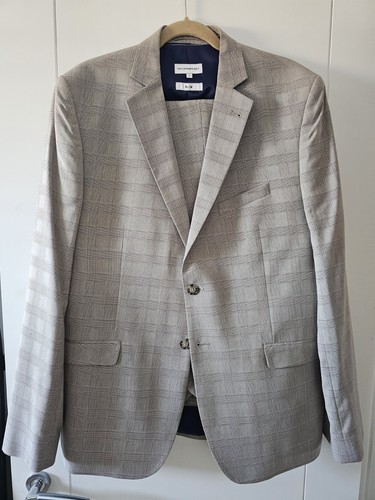 Mens check grey - 3, piece