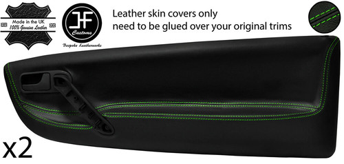 Green stitch front - 2x, door