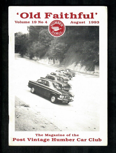 Humber car club - humber, 1993