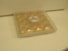 Empty big Ferrero Rocher clear plastic box, geo pattern plastic storage box