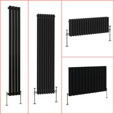 Black Horizontal Vertical Flat