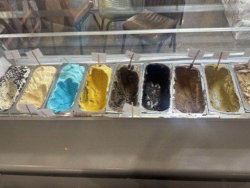 Used ice cream display freezer - used,