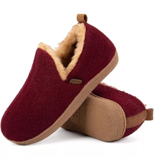Women fuzzy felt slippers - fuzzy,