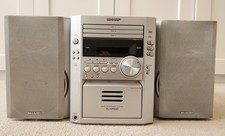 Sharp XL-HP500 • AM/FM Cassette Stereo Component System • *See Description*