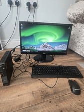 Lenovo ThinkCentre M73 i3 PC + AOC 22" Monitor Bundle – Win10 Pro Ready