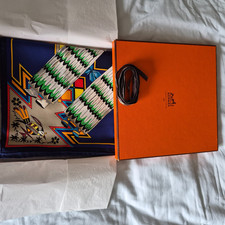 Hermes 90cm silk scarf