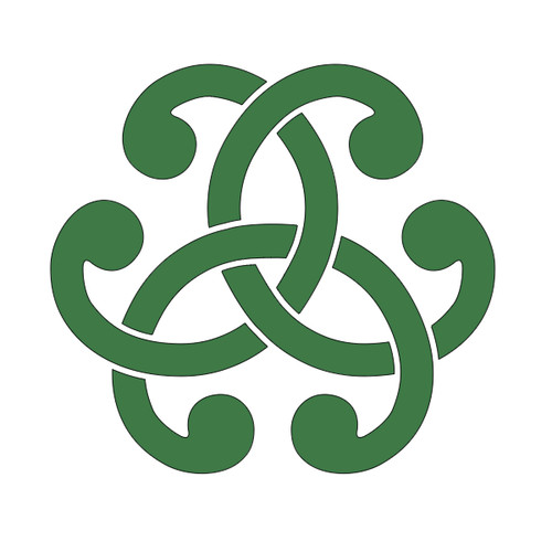 Celtic knot design stencil - knot,