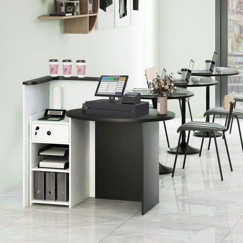 Reception desk front counter - front,