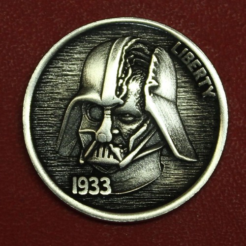 Hobo buffalo nickel - hobo, darth