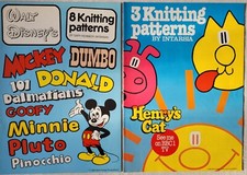 Walt Disney and Henry's Cat Knitting Patterns (11 in total)