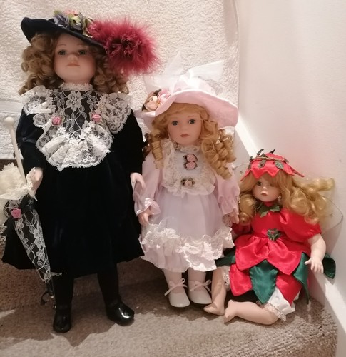Porcelain dolls different - dolls,
