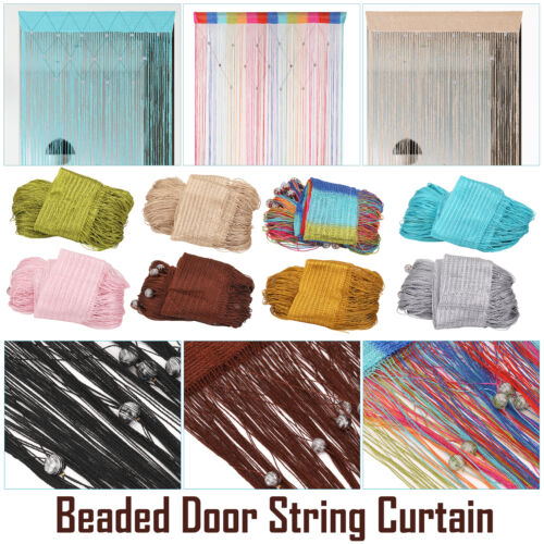 Hanging beaded curtain string - beaded,